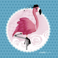 Coupon "Flamant rose-...