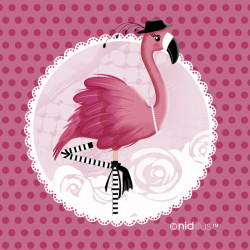 Coupon  "Flamant rose- version rose" -PRECOMMANDE