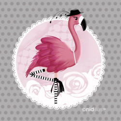 Coupon  "Flamant rose-...