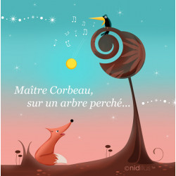 Coupon Minky "Le Corbeau et...