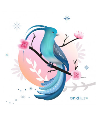 Coupon "L'oiseau bleu-fond...