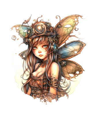 Coupon "Lonie la fée steampunk"-PRECOMMANDE