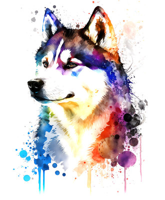 Coupon "Chien Husky...