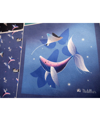 Coupon de tissu " Baleine...